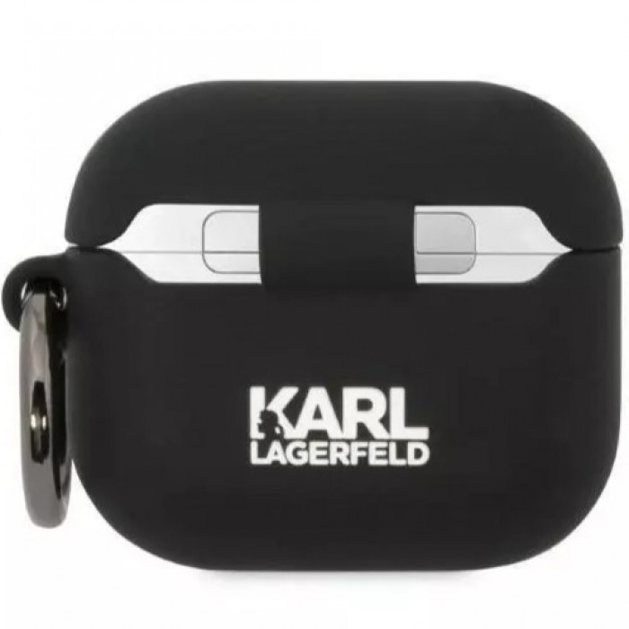 Чохол Karl Lagerfeld Silicone Choupette Head 3D для AirPods 3 Black (KLA3RUNCHK)