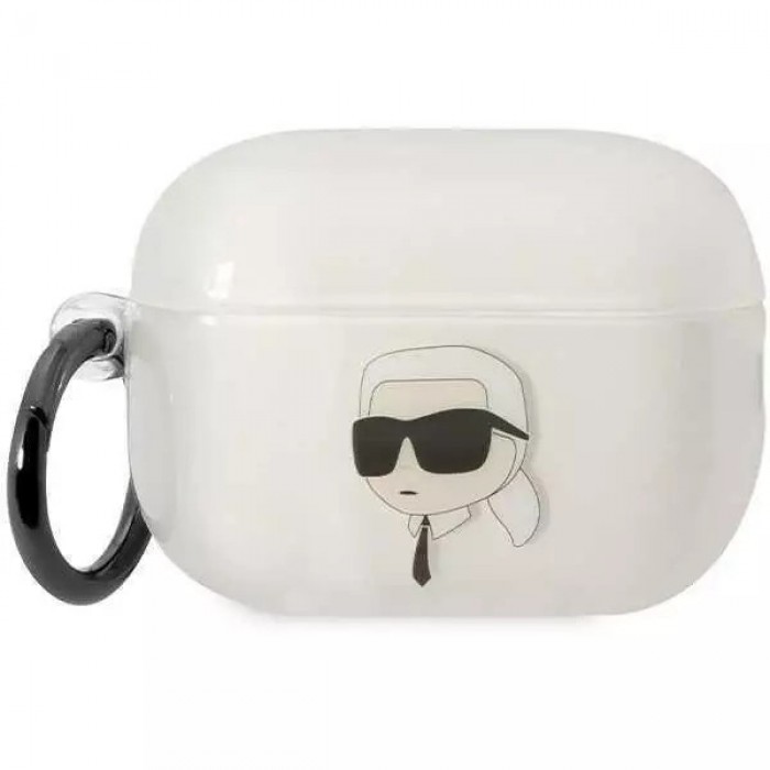 Чехол Karl Lagerfeld Ikonik Karl Lagerfeld для AirPods Pro 2 Transparent (KLAP2HNIKTCT)