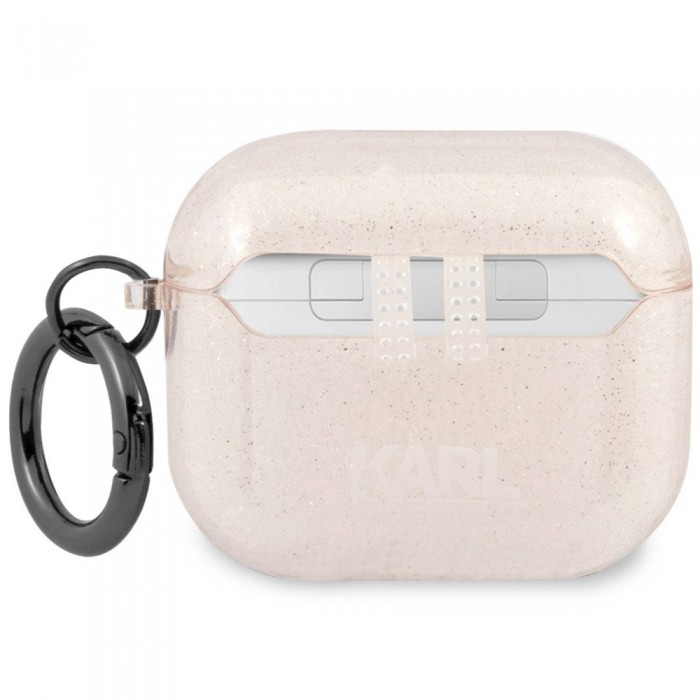 Чохол Karl Lagerfeld Glitter Choupette для AirPods 3 Gold (KLA3UCHGD)