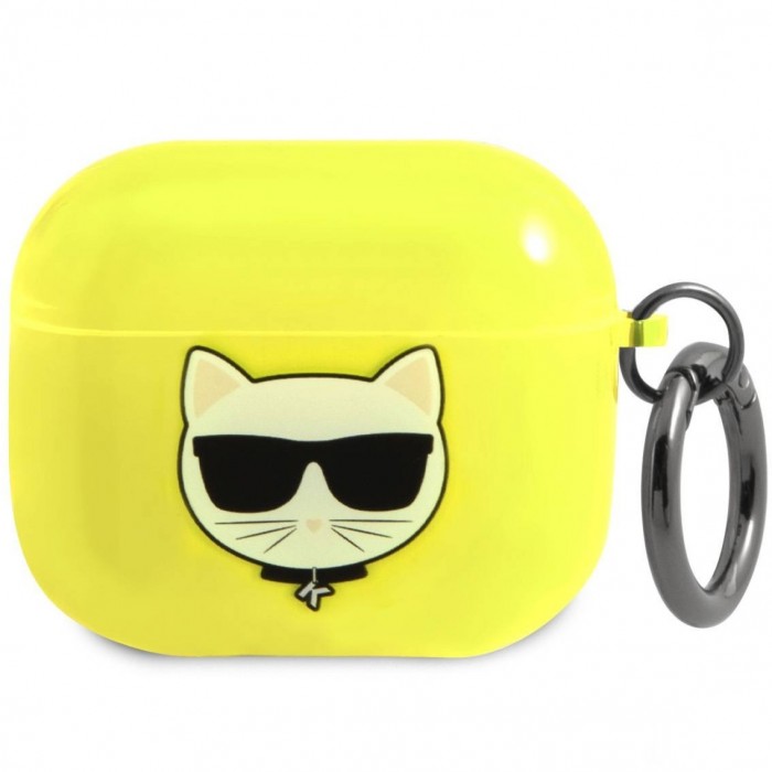 Чохол Karl Lagerfeld Choupette для AirPods 3 Yellow (KLA3UCHFY)