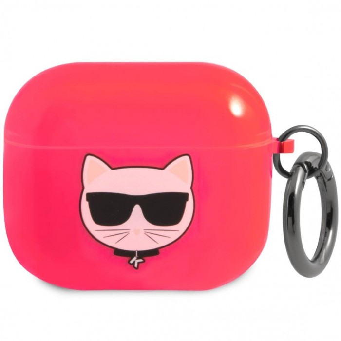 Чохол Karl Lagerfeld Choupette для AirPods 3 Pink (KLA3UCHFP)