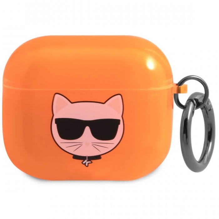 Чохол Karl Lagerfeld Choupette для AirPods 3 Orange (KLA3UCHFO)