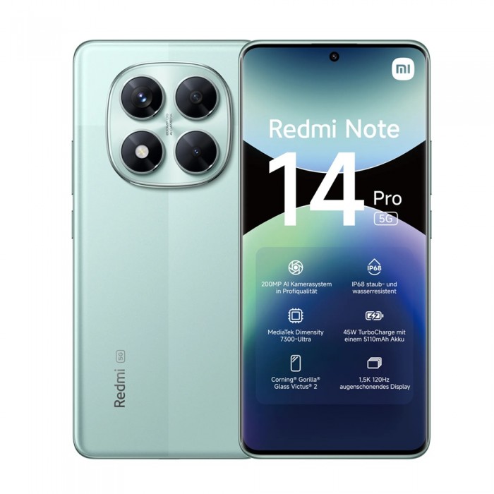 Xiaomi Redmi Note 14 Pro 5G 8/256GB Coral Green