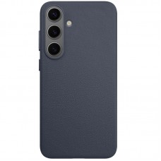 Чохол Leather Case для Samsung S25 Midnight Blue (AAA)