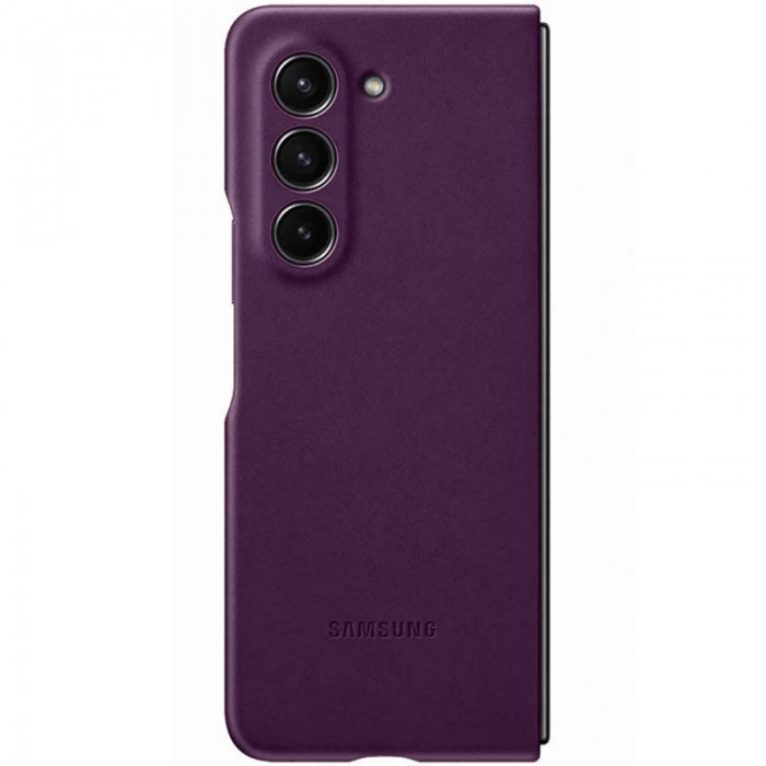 Чохол Leather Case для Samsung Fold 5 Purple (AAA)