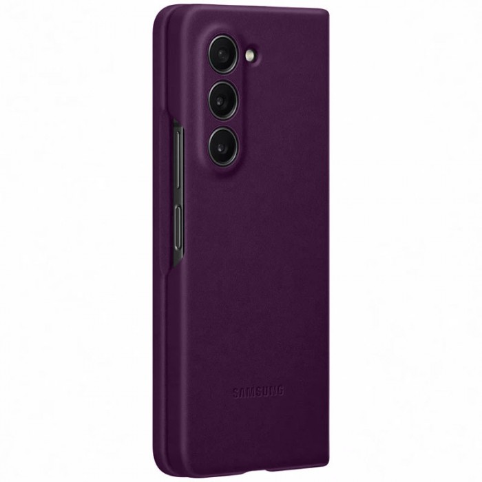 Чохол Leather Case для Samsung Fold 5 Purple (AAA)