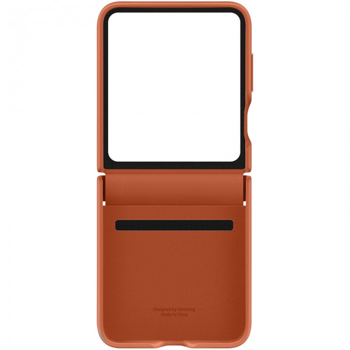 Чехол Leather Case для Samsung Flip 5 Brown (AAA)