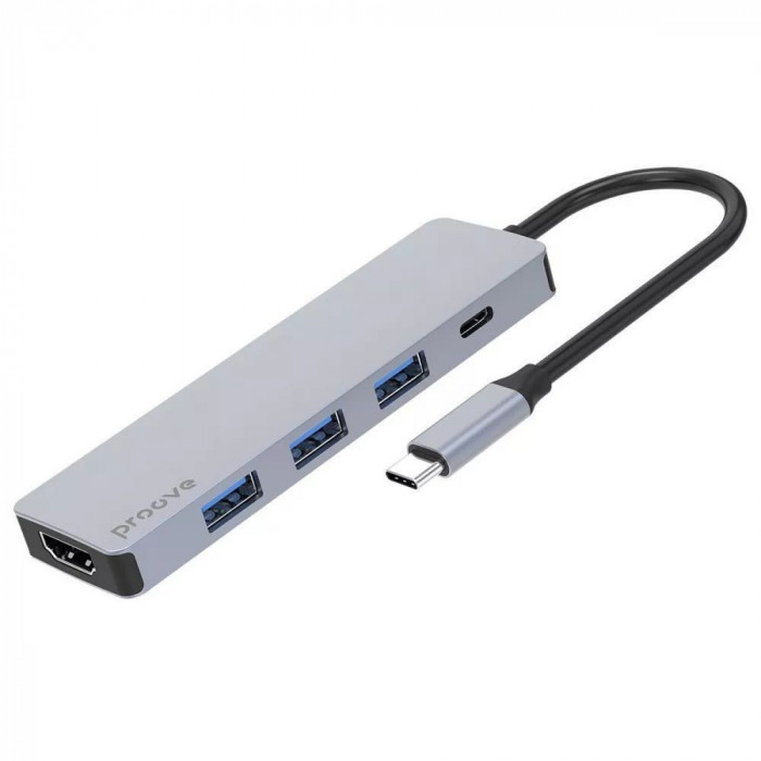 Type-C HUB Proove Iron Link 5in1 3USB+Type-C+HDMI