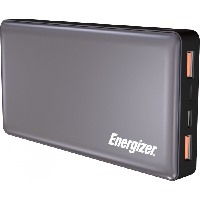 Внешний аккумулятор Power Bank Energizer UE15002PQ-15000 mAh Li-pol+TYPE-C PD Grey