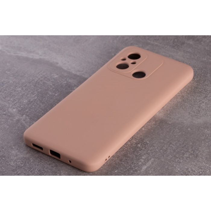 Силіконова накладка Soft Silicone Case для Xiaomi Redmi 12C Powder