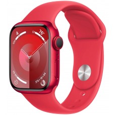 Apple Watch Series 9 GPS 41mm Red Aluminium with Red Sport Band M/L (MRXH3)