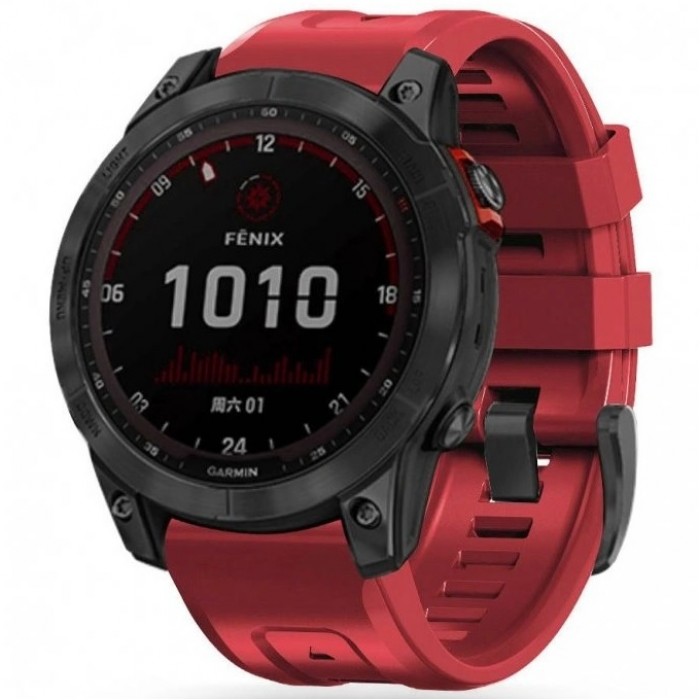 Ремешок Tech-Protect IconBand для Garmin Fenix 5 | 6 | 6 Pro | 7 Red (9589046921476)