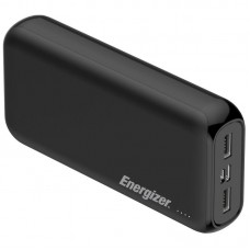 Зовнішній акумулятор Power Bank Energizer UE20010-20000 mAh Li-pol+TYPE-C Black