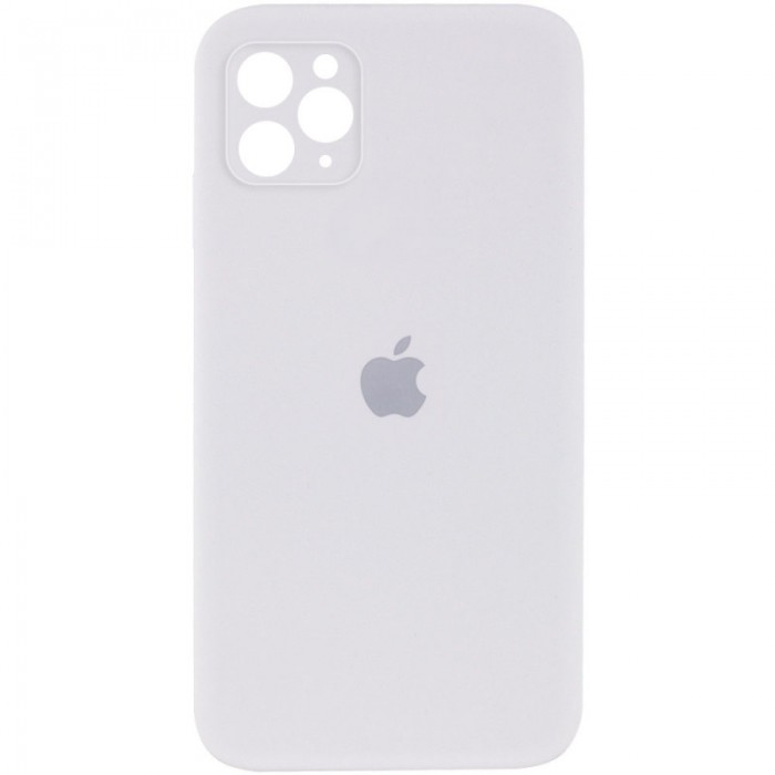 Силіконова накладка Silicone Case Square iPhone 11 Pro Max White