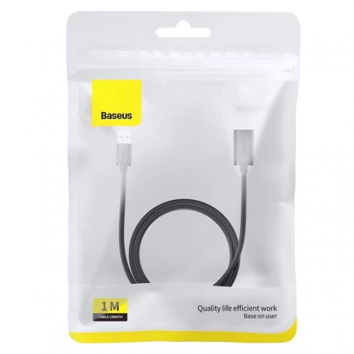 Кабель Baseus AirJoy Series USB to USB 1m Black