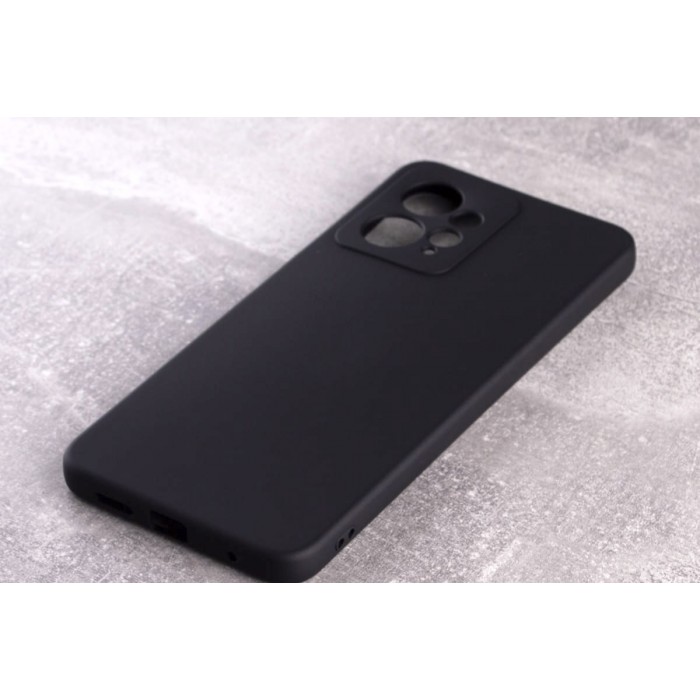 Силіконова накладка Soft Silicone Case для Xiaomi Redmi Note 12 4G Black