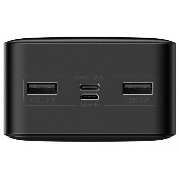 Зовнішній акумулятор Power Bank Baseus 30000mAh 15W Bipow Digital Display Black (PPDML-K01)