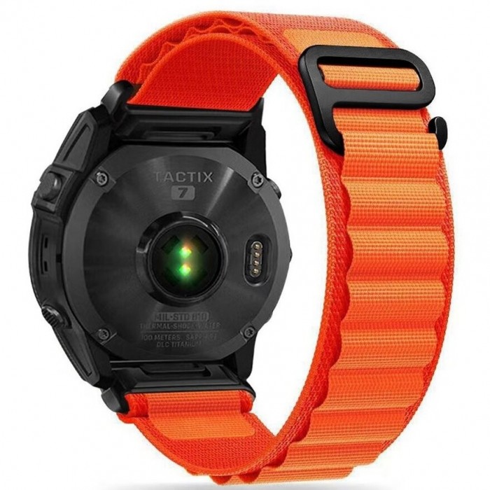 Ремешок Tech-Protect Nylon Pro для Garmin Fenix 5 | 6 | 6 Pro | 7 Orange (9319456607710)