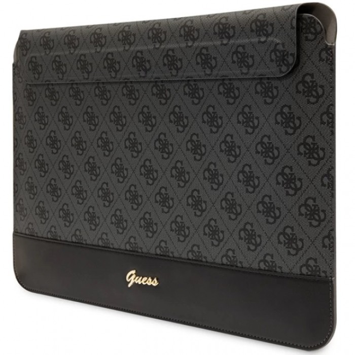 Чохол Guess 4G Stripe Metal Logo для MacBook 14" Black (GUCS14PS4SGK)