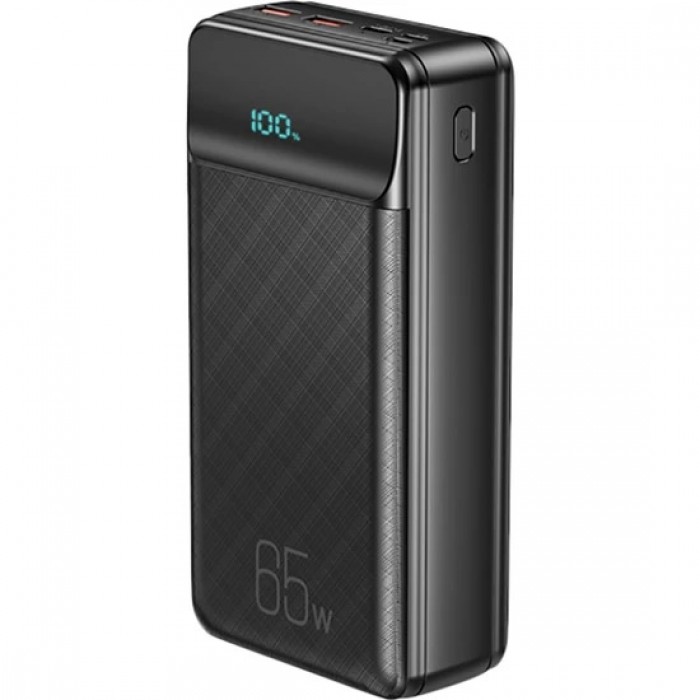 Зовнішній акумулятор Power Bank XO PR201 30000mAh PD65W for Laptop Black