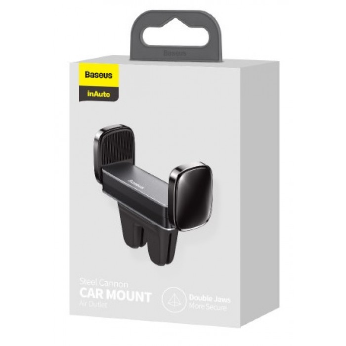 Автодержатель Baseus Steel Cannon Air Outlet Car Mount Black