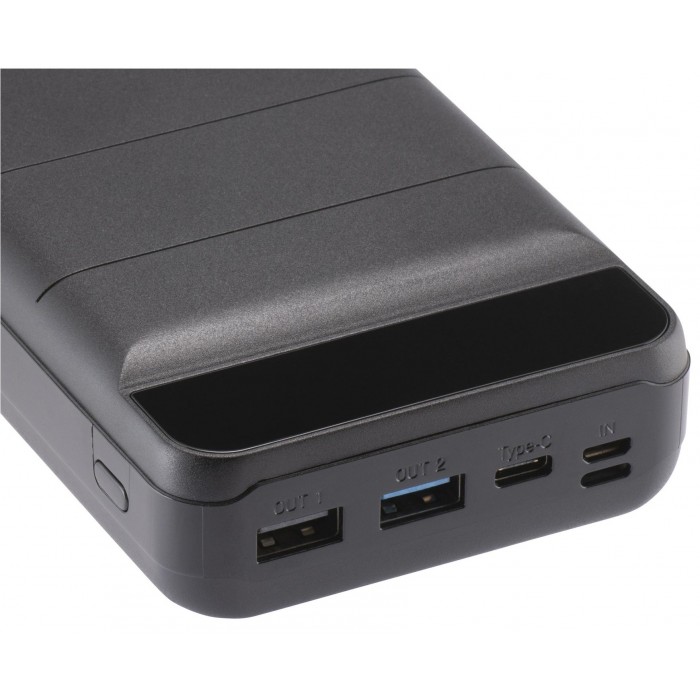 Внешний аккумулятор Power Bank Yenkee YPB 3010-30000mAh Li-pol+TYPE-C Black