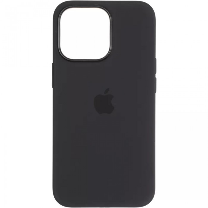 Чохол Silicone Case MagSafe &amp; SplashScreen iPhone 12 Pro Max Black