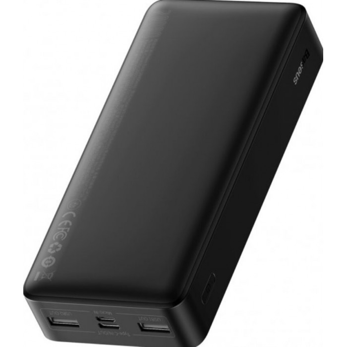 Зовнішній акумулятор Power Bank Baseus 20000mAh 15W Display (PPDML-J01) Black