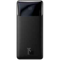 Зовнішній акумулятор Power Bank Baseus 20000mAh 15W Display (PPDML-J01) Black