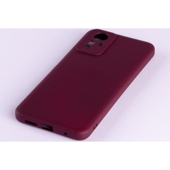 Силіконова накладка Soft Silicone Case для Xiaomi Redmi Note 12S Burgundy