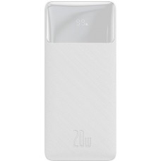 Зовнішній акумулятор Power Bank Baseus Bipow 30000mAh 20W Display White (PPDML-N02)