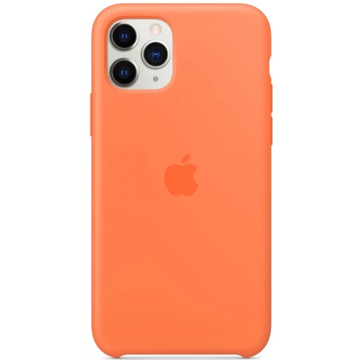 Силіконова накладка Silicone Case 1:1 для iPhone 11 Pro Max Vitamin C