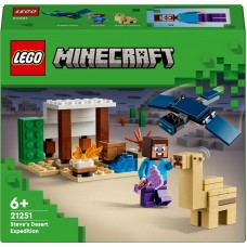 Конструктор LEGO Minecraft Експедиція Стіва у пустелю