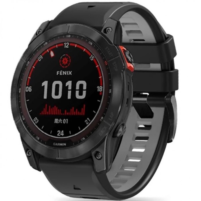 Ремешок Tech-Protect IconBand Pro для Garmin Fenix 5 | 6 | 6 Pro | 7 Black Grey (9319456604856)