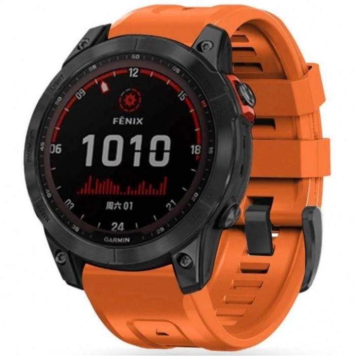 Ремешок Tech-Protect IconBand для Garmin Fenix 3 | 5X | 3HR | 5X Plus | 6X | 6X Pro | 7X Orange (9589046921551)