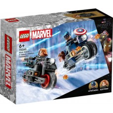 Конструктор LEGO Marvel Мотоцикли Чорної Вдови та Капітана Америка