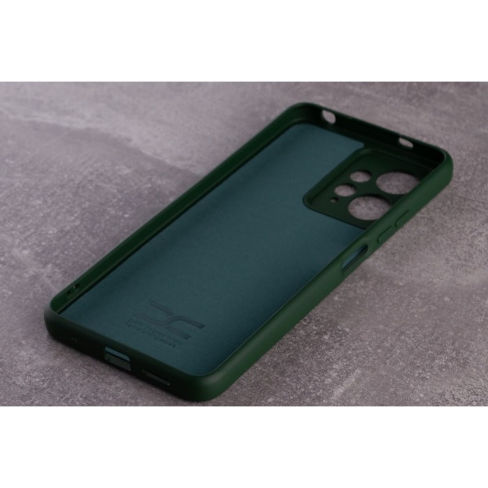 Силіконова накладка Soft Silicone Case для Xiaomi Redmi Note 12 4G Dark Green