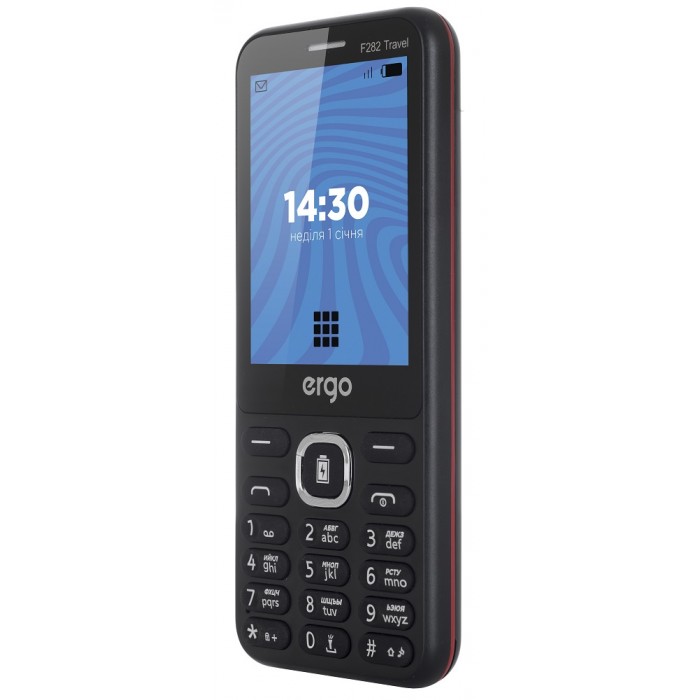 Мобильный телефон Ergo F282 Dual Sim Black