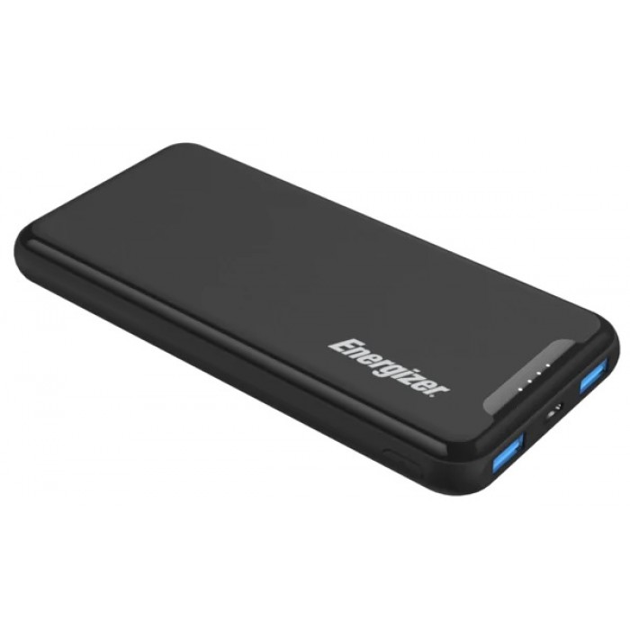 Внешний аккумулятор Power Bank Energizer UE10052PQ-10000 mAh Li-pol+TYPE-C Black