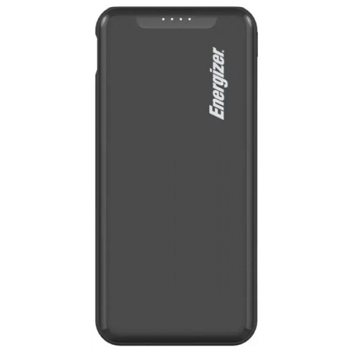 Внешний аккумулятор Power Bank Energizer UE10052PQ-10000 mAh Li-pol+TYPE-C Black