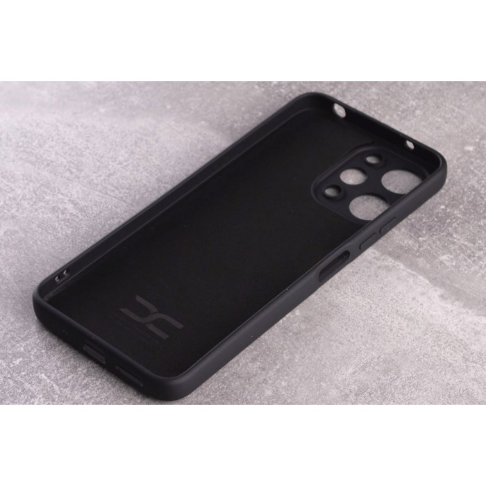 Силіконова накладка Soft Silicone Case для Xiaomi Redmi 12 Black