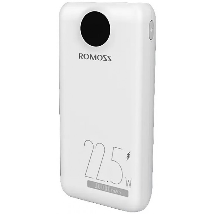 Зовнішній акумулятор Power Bank Romoss 30000mAh 22.5W PSW30PF (PSW30-152-1133H) White