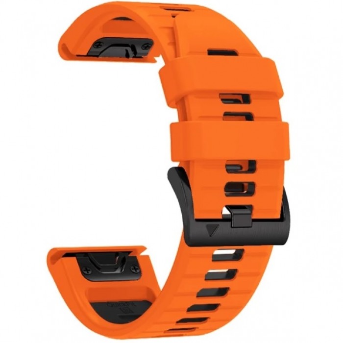 Ремешок Tech-Protect IconBand Pro для Garmin Fenix 5 | 6 | 6 Pro | 7 Orange Black (9319456605075)