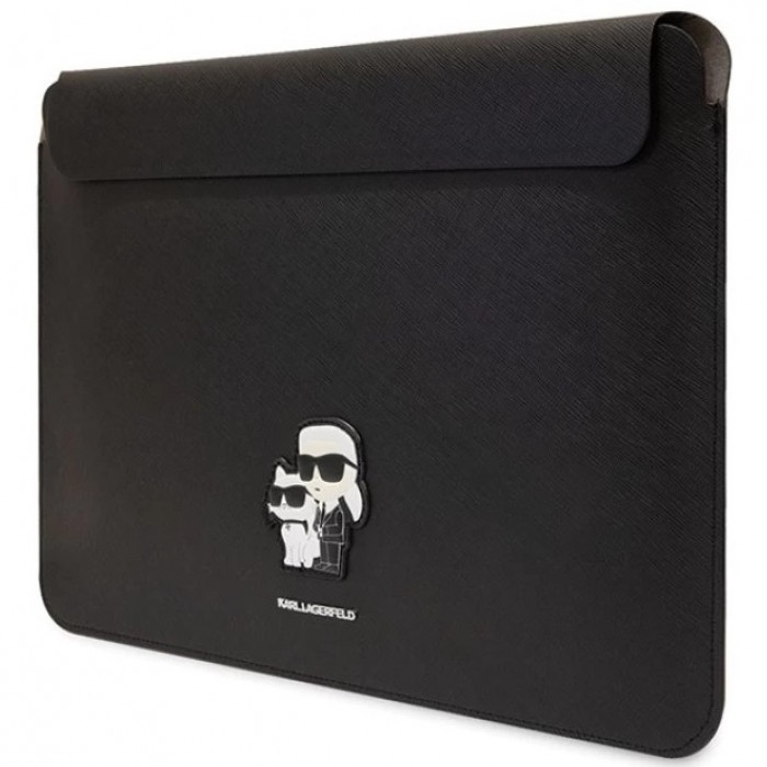 Чохол Karl Lagerfeld Saffiano Karl & Choupette (Sleeve) для MacBook 14" Black (KLCS14SAKCPMK)