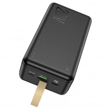 Зовнішній акумулятор Power Bank Hoco J87B 30000mAh Tacker PD20W+QC3.0 Black