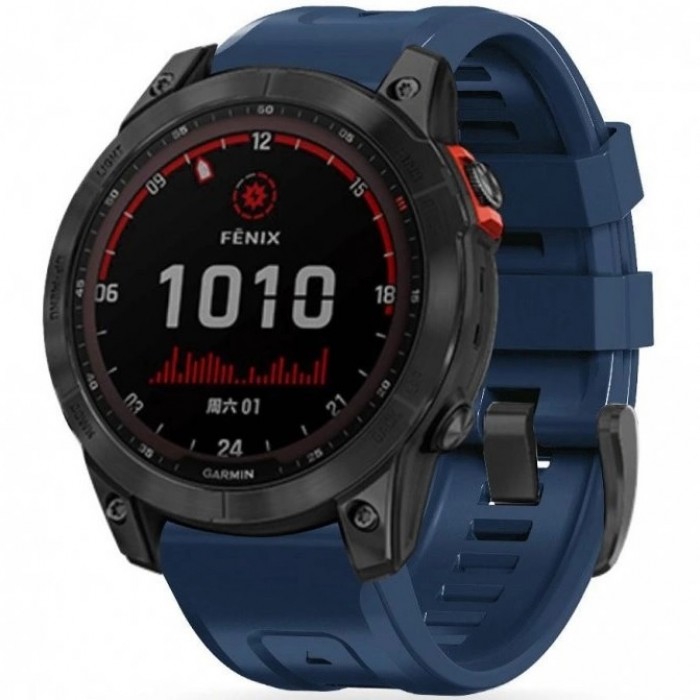 Ремешок Tech-Protect IconBand для Garmin Fenix 3 | 5X | 3HR | 5X Plus | 6X | 6X Pro | 7X Navy Blue (9589046921599)