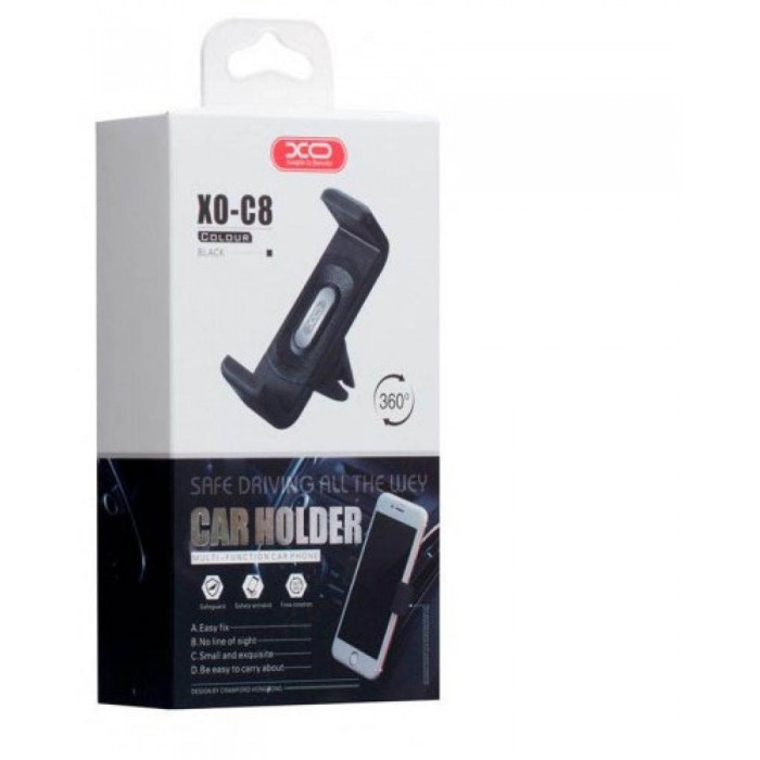 Автодержатель XO C8 Car Holder Black