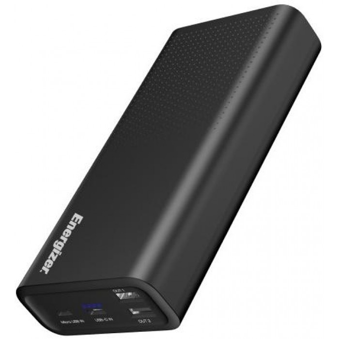 Внешний аккумулятор Power Bank Energizer UE20012-20000 mAh Li-pol+TYPE-C Black