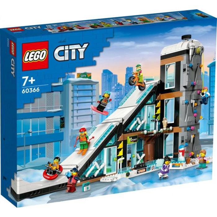 Конструктор LEGO City Гірськолижний і скелелазний центр