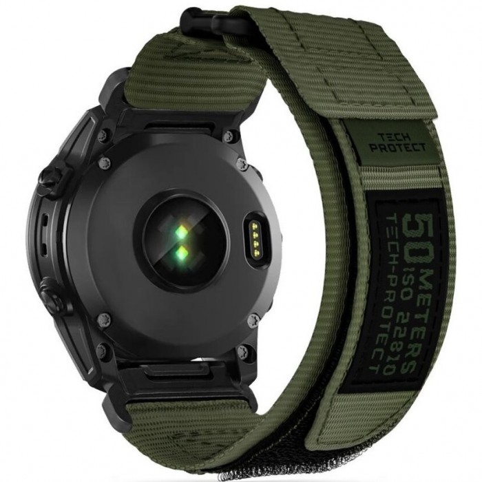 Ремешок Tech-Protect Scout Pro для Garmin Fenix 3 | 5X | 3HR | 5X Plus | 6X | 6X Pro | 7X Military Green (9319456605549)